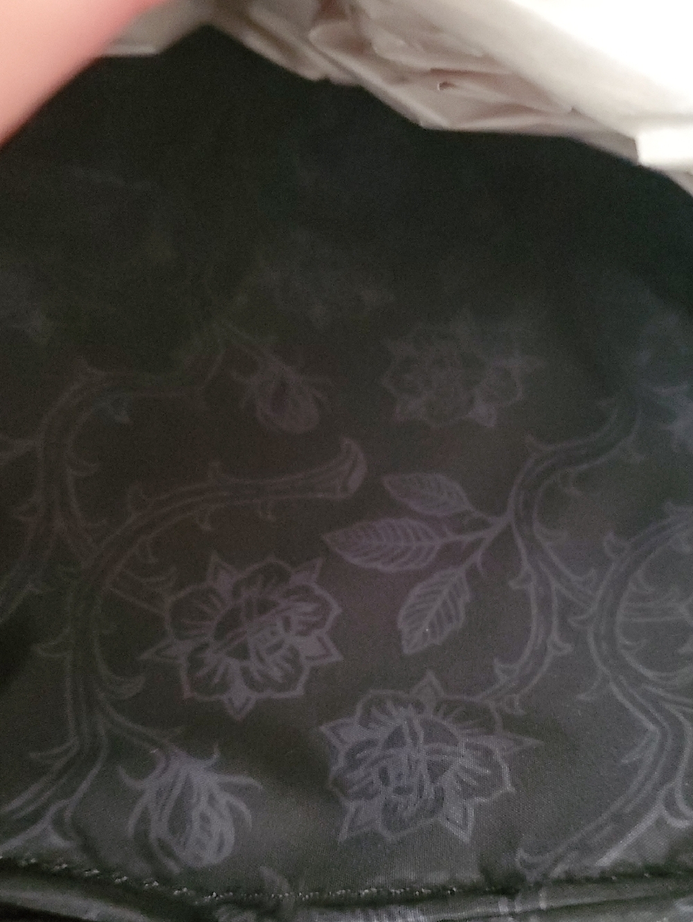 Loungefly Disney Black Embossed Gothic Tote with Velvet Trim (Hot Topic) - Picture 16 of 16